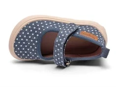 Bisgaard hjemmeskoballerina navy med prikker